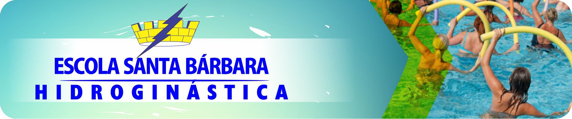 Hidroginástica na Escola Santa Bárbara